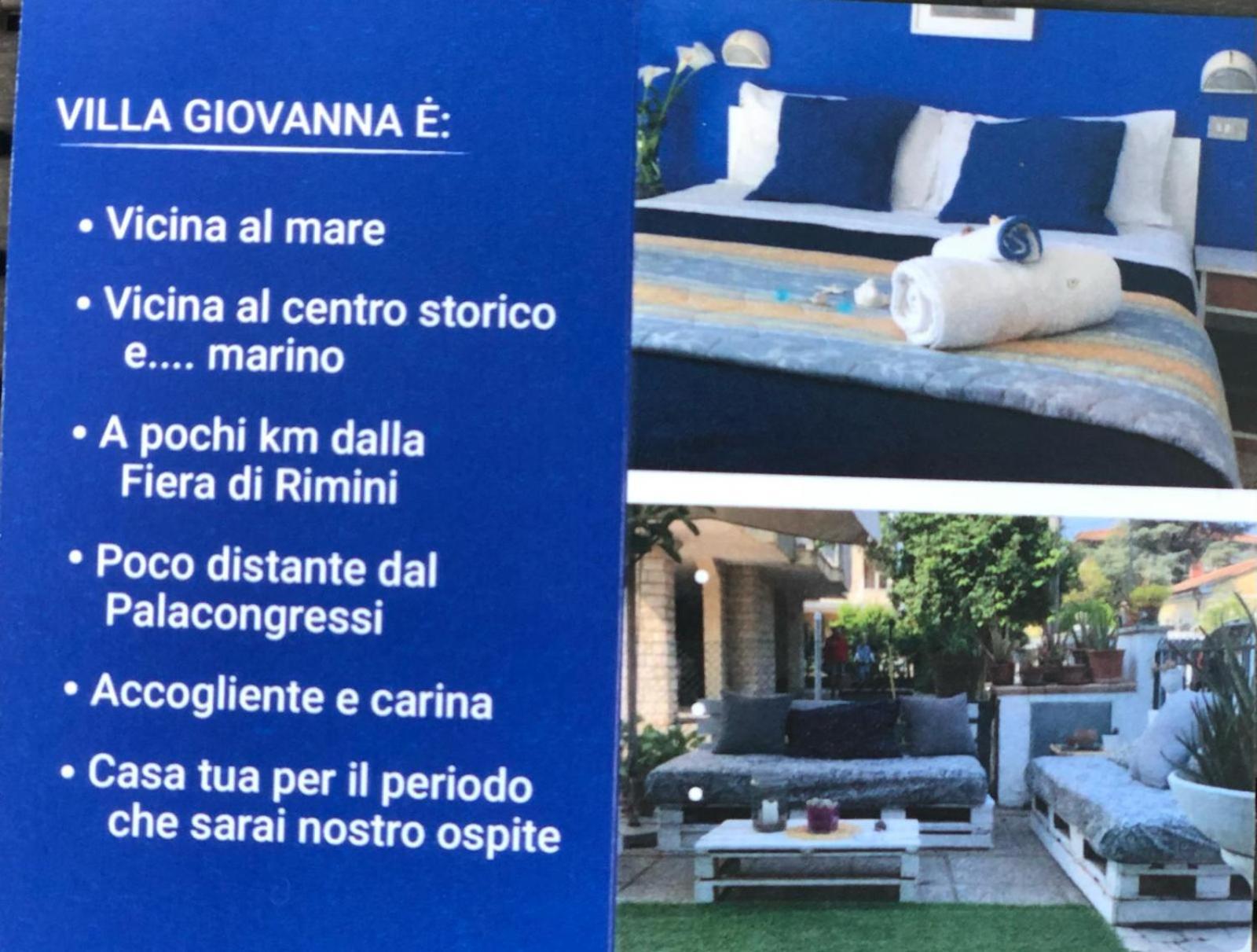 Bed And Breakfast Villa Giovanna Rímini Exterior foto